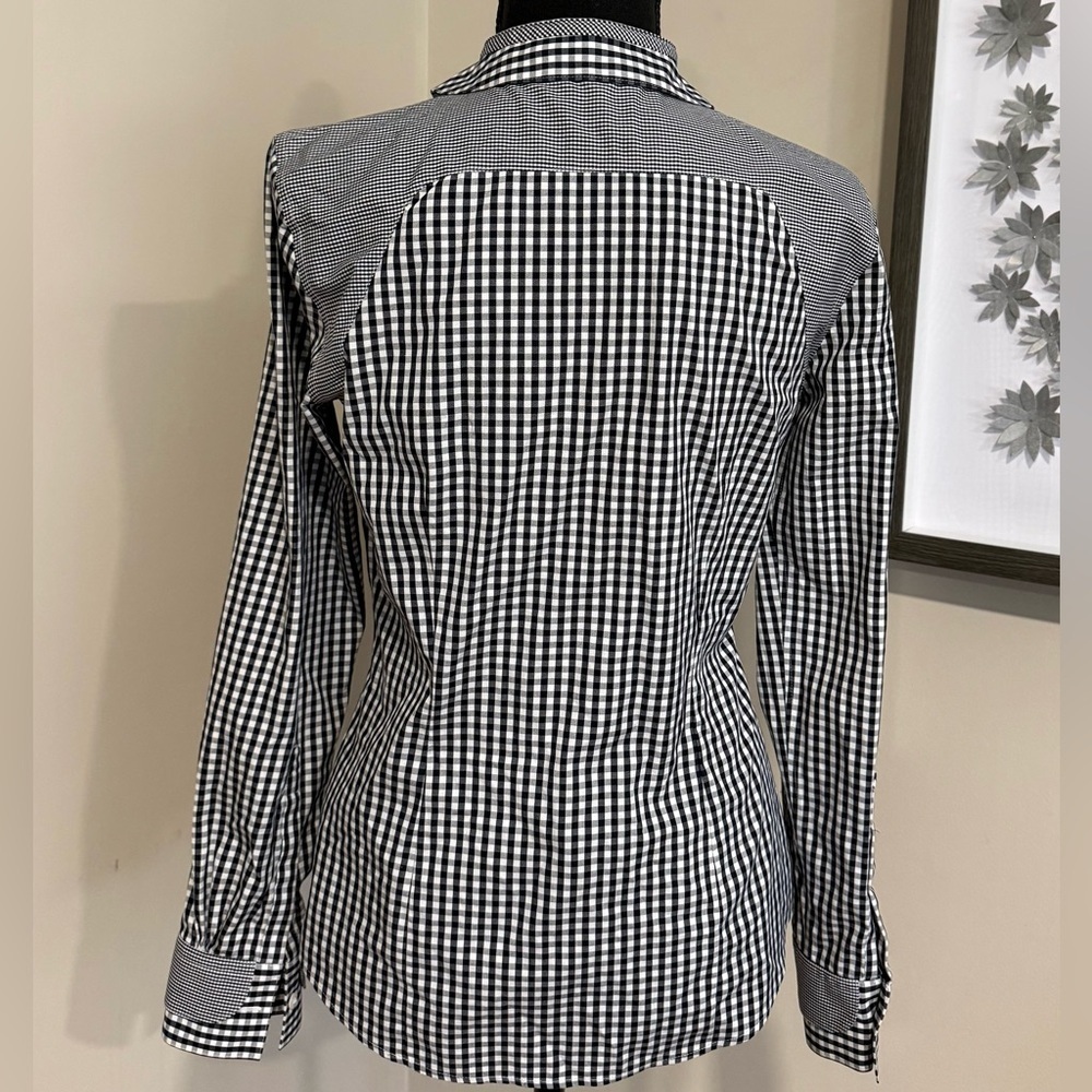 Brooks Brothers Tailored Fit Gingham Stretch Cotton Fun Shirt - Picture 5 of 8